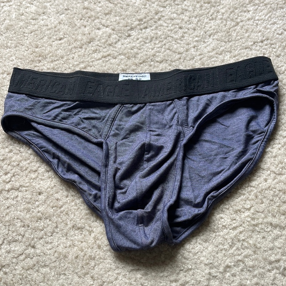 American Eagle Modal grey blue brief medium